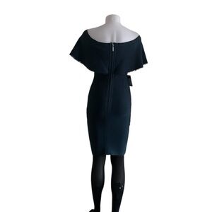 New with taf Marciano Meldon bandage Dress dark Green  size M retail price $199